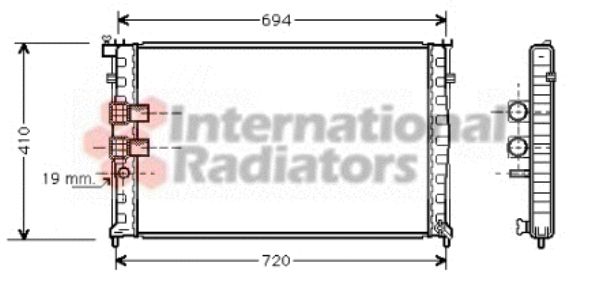 Radiator racire motor