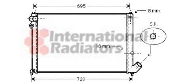 Radiator racire motor