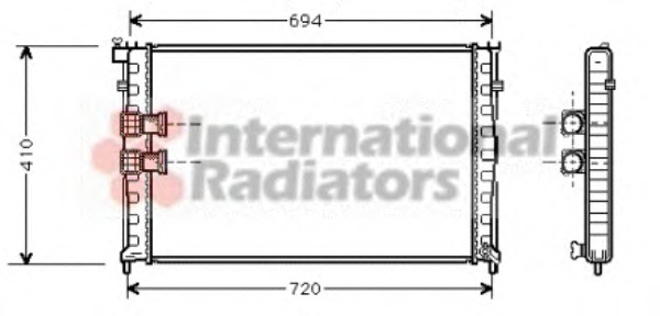 Radiator racire motor