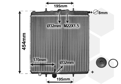 Radiator racire motor