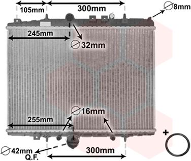 Radiator racire motor