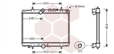 Radiator racire motor