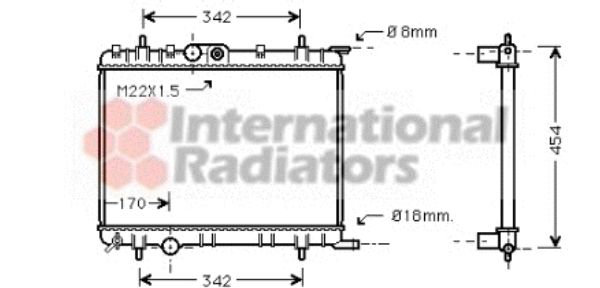 Radiator racire motor