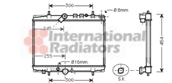 Radiator racire motor