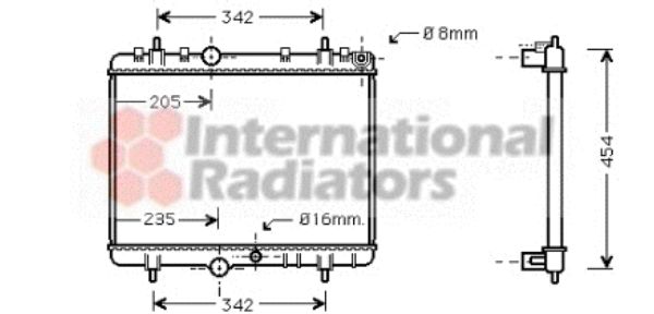 Radiator racire motor