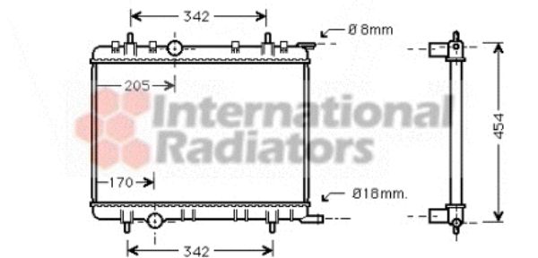 Radiator racire motor