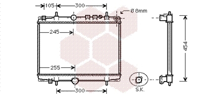 Radiator racire motor