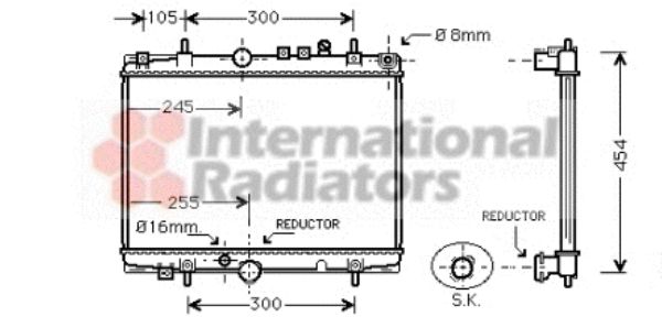 Radiator racire motor