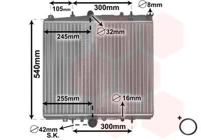 Radiator racire motor