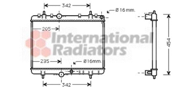 Radiator racire motor