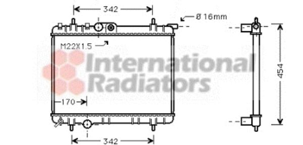 Radiator racire motor