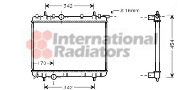 Radiator racire motor