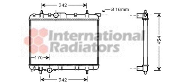 Radiator racire motor