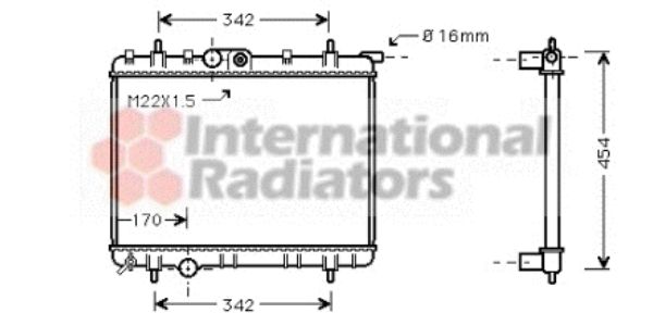 Radiator racire motor