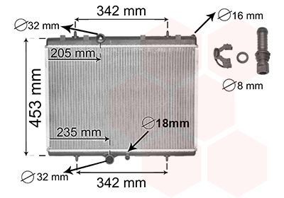 Radiator racire motor