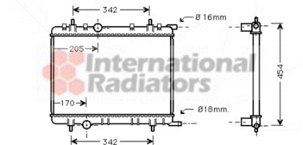 Radiator racire motor