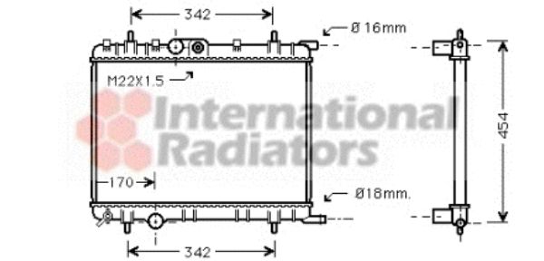 Radiator racire motor