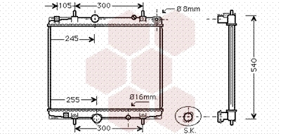 Radiator racire motor