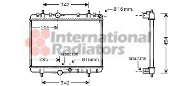 Radiator racire motor