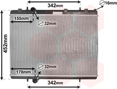 Radiator racire motor