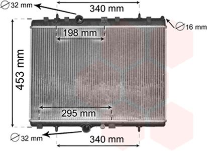 Radiator racire motor