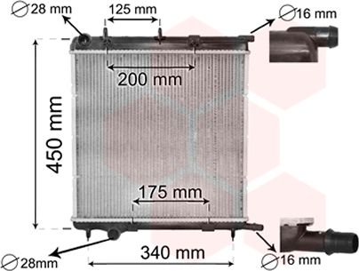 Radiator racire motor