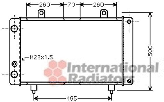 Radiator racire motor