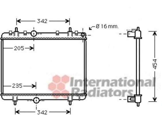 Radiator racire motor