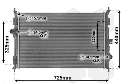 Radiator racire motor