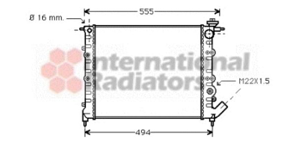 Radiator racire motor