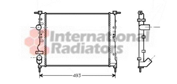 Radiator racire motor