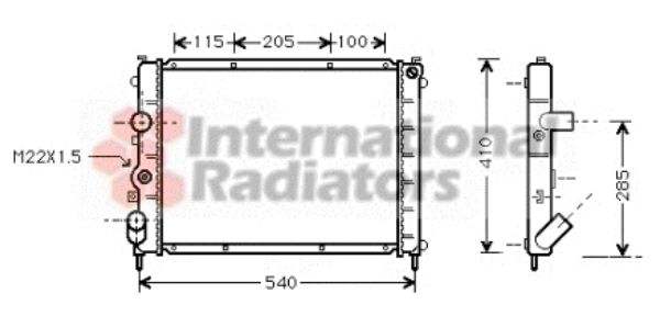 Radiator racire motor