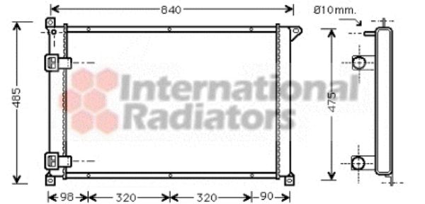 Radiator racire motor