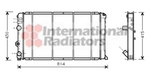 Radiator racire motor