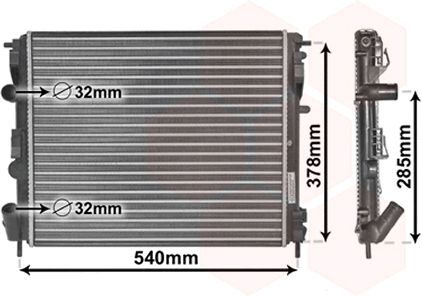 Radiator racire motor