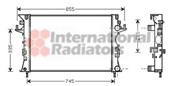 Radiator racire motor