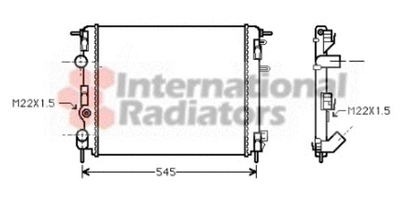 Radiator racire motor