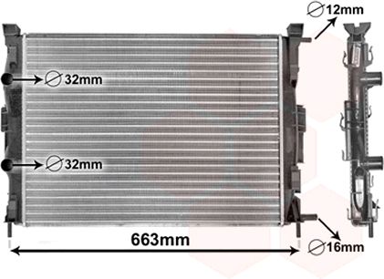 Radiator racire motor