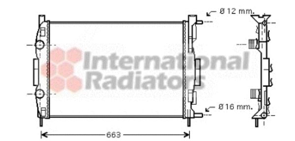 Radiator racire motor