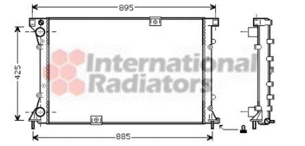 Radiator racire motor