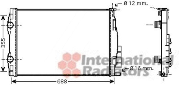 Radiator racire motor