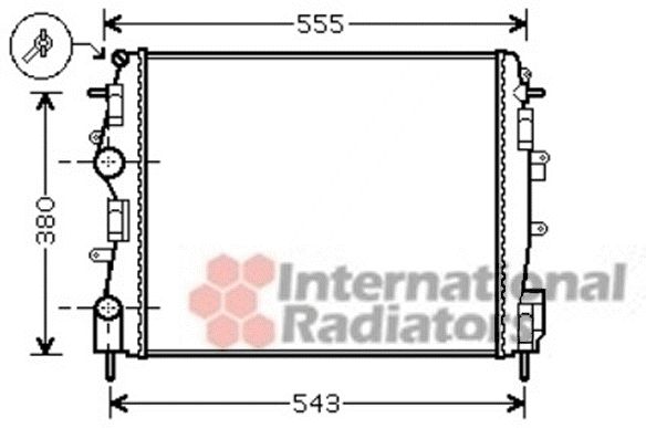 Radiator racire motor