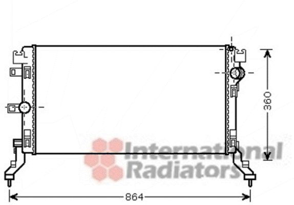 Radiator racire motor