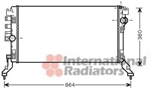 Radiator racire motor