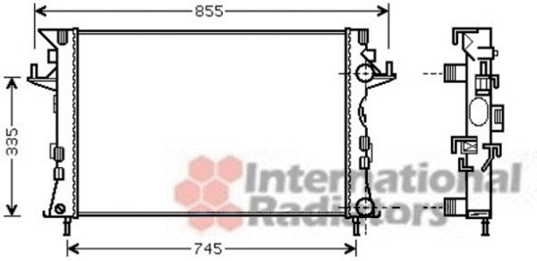 Radiator racire motor