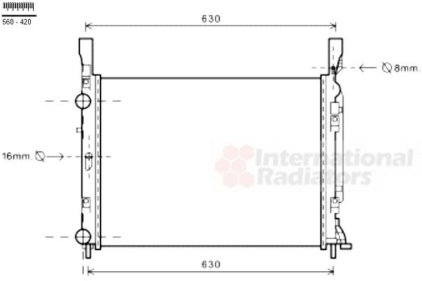 Radiator racire motor