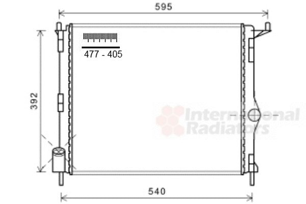 Radiator racire motor