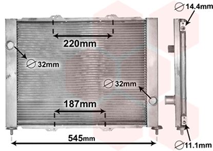 Radiator racire motor