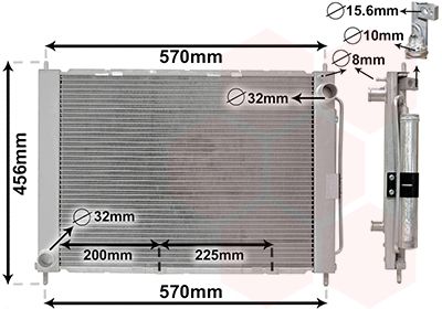 Radiator racire motor