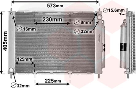 Radiator racire motor